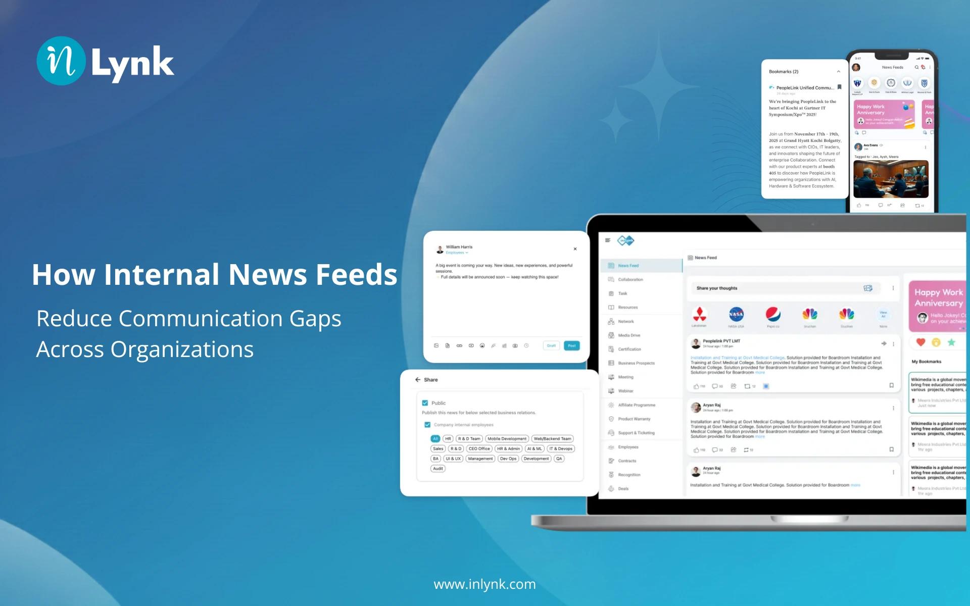 How Internal News Feeds Reduce Communication Gaps Across Organizations